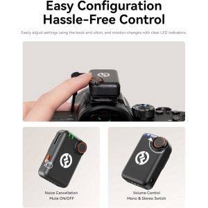 میکروفون یقه ای بی‌سیم هالی لند مدل Lark M2S mini combo